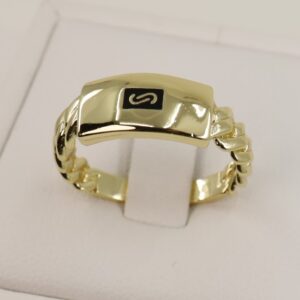 Inel placat cu aur 14K Model NE061