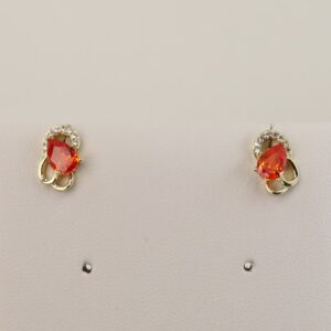 Cercei placati cu aur 14K model CH148 - 1,4 cm