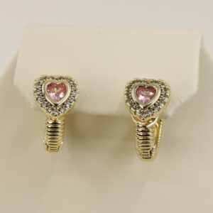 Cercei placati cu aur 14K model CH128 - 1,1 cm