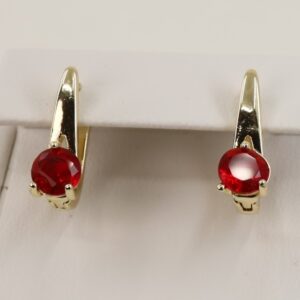 Cercei placati cu aur 14K model CH196 - 1,4 cm