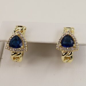 Cercei placati cu aur 14K model CH175 - 1,4 cm