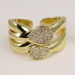 Inel placat cu aur 14K Model NN454