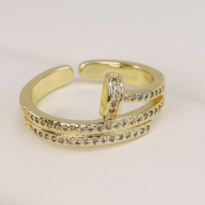 Inel placat cu aur 14K Model NN461