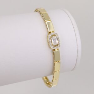 Bratara placata cu aur 14K model BH179 - 19 cm