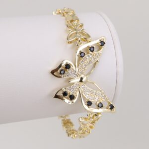 Bratara placata cu aur 14K model BH174 - 19 cm