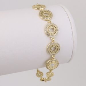 Bratara placata cu aur 14K model BH269 - 19 cm