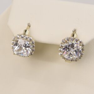 Cercei placati cu aur 14K model CF478 - 0,6 cm