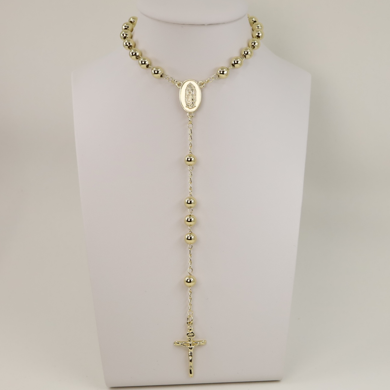 Lant rozariu placat cu aur 14K Model LL005 – 60 cm