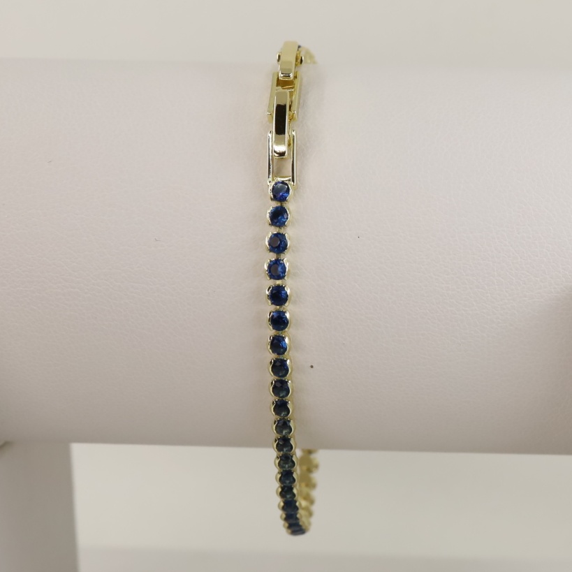 Bratara placata cu aur 14K model BH466 - 19 cm