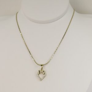 Lant cu pandativ placat cu aur 14K Model LL068  – 45 cm