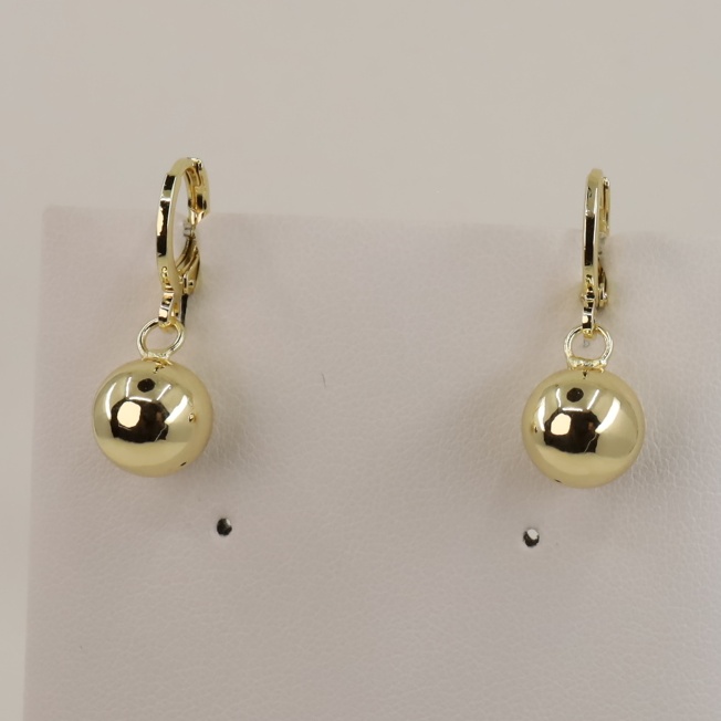 Cercei placati cu aur 14K model CH030 - 2 cm