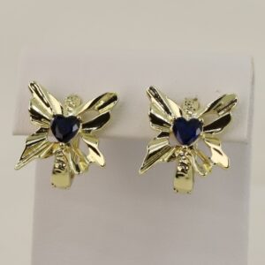 Cercei placati cu aur 14K model CH080 - 1,4 cm