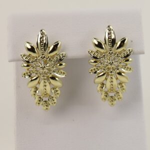 Cercei placati cu aur 14K model CH086 - 1,8 cm