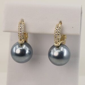 Cercei placati cu aur 14K model CH057 - 1,4 cm