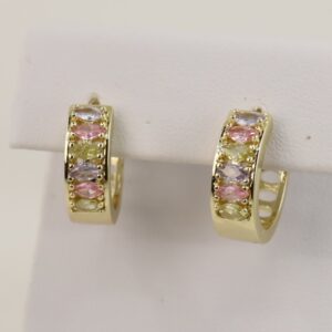 Cercei placati cu aur 14K model CH083 - 1,4 cm