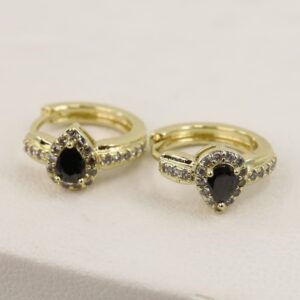 Cercei placati cu aur 14K model CH077 - 1,1 cm