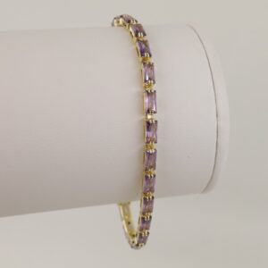 Bratara placata cu aur 14K model BH550 - 19 cm