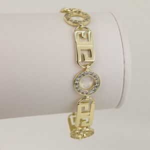 Bratara placata cu aur 14K model BH551 - 19 cm