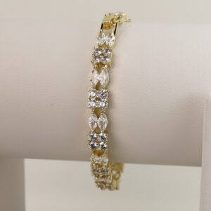 Bratara placata cu aur 14K model BH575 - 19 cm