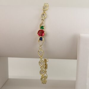 Bratara placata cu aur 14K model BH564 - 21 cm