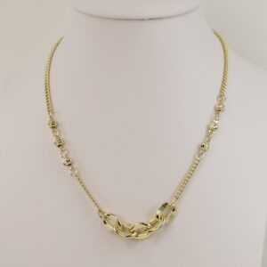 Lant placat cu aur 14K Model LL084  – 45 cm