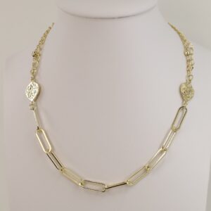 Lant placat cu aur 14K Model LL086  – 45 cm