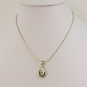 Lant cu pandativ placat cu aur 14K Model LL099  – 45 cm