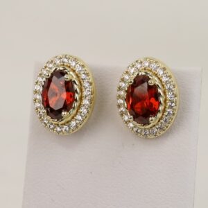 Cercei placati cu aur 14K model CH236 - 1 cm