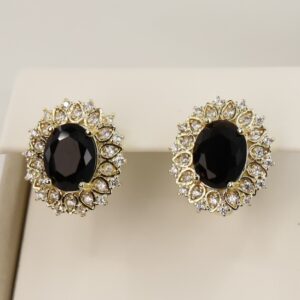 Cercei placati cu aur 14K model CH239 - 1,4 cm