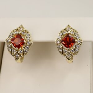 Cercei placati cu aur 14K model CH244 - 1,4 cm