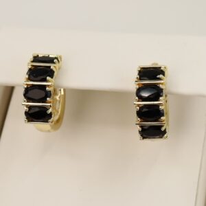 Cercei placati cu aur 14K model CH221 - 1,2 cm