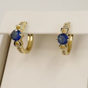 Cercei placati cu aur 14K model CH208 - 1 cm