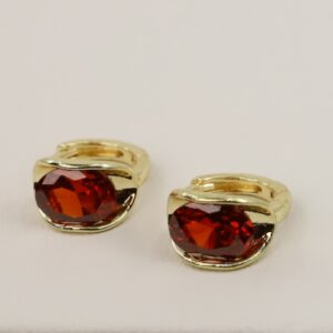 Cercei placati cu aur 14K model CH202 - 1 cm