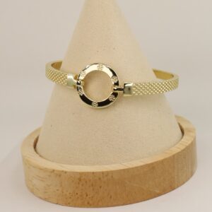 Bratara placata cu aur 14K model EBB023 - diametru 6 cm