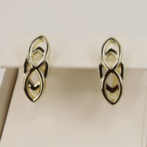 Cercei placati cu aur 14K model CJ143 - 1,6 cm