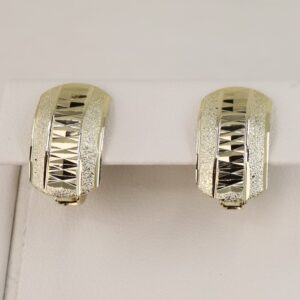 Cercei placati cu aur 14K model CJ185 - 1,4 cm