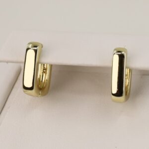 Cercei placati cu aur 14K model CJ164 - 1,1 cm