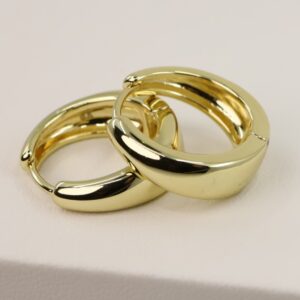 Cercei placati cu aur 14K model CJ236 - 1,5 cm