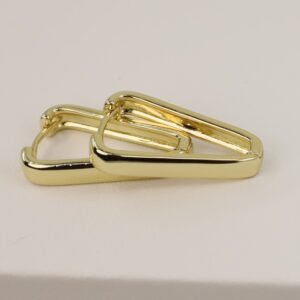 Cercei placati cu aur 14K model CJ204 - 2 cm