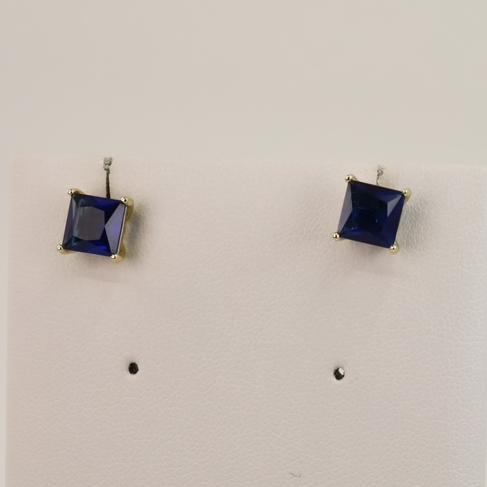 Cercei placati cu aur 14K model CJ207 - 0,4 cm