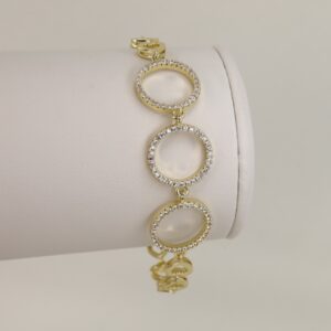 Bratara placata cu aur 14K model BB254 - 19 cm