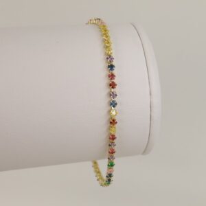 Bratara placata cu aur 14K model BB245 - 19 cm