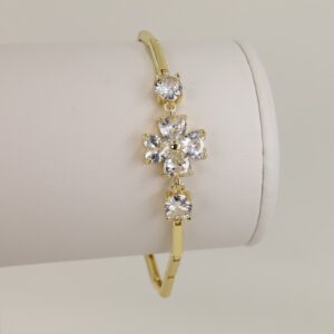 Bratara placata cu aur 14K model BB242 - 19 cm