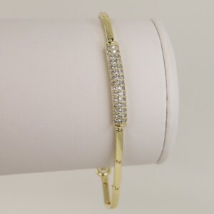 Bratara placata cu aur 14K model BB243 - 19 cm