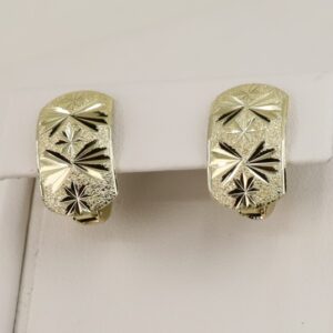 Cercei placati cu aur 14K model CJ380 - 1,4 cm