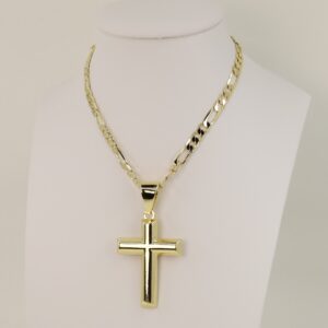 Lant cu pandativ placat cu aur 14K Model EEL056 – 50 cm