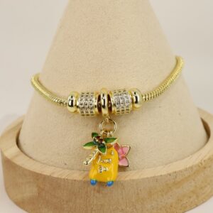 Bratara placata cu aur 14K model BB428 - 26 cm