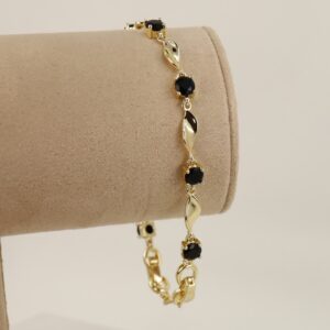 Bratara placata cu aur 14K model BB429 - 21 cm