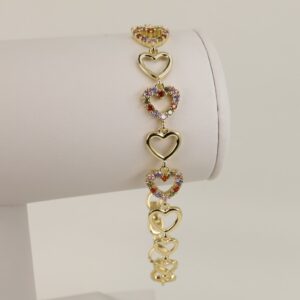 Bratara placata cu aur 14K model BB413 - 21 cm