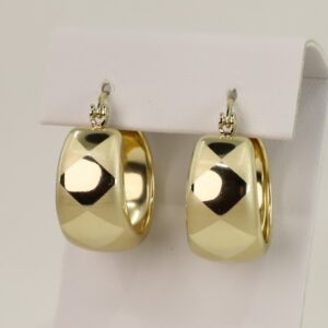 Cercei placati cu aur 14K model CJ485 - 1,5 cm